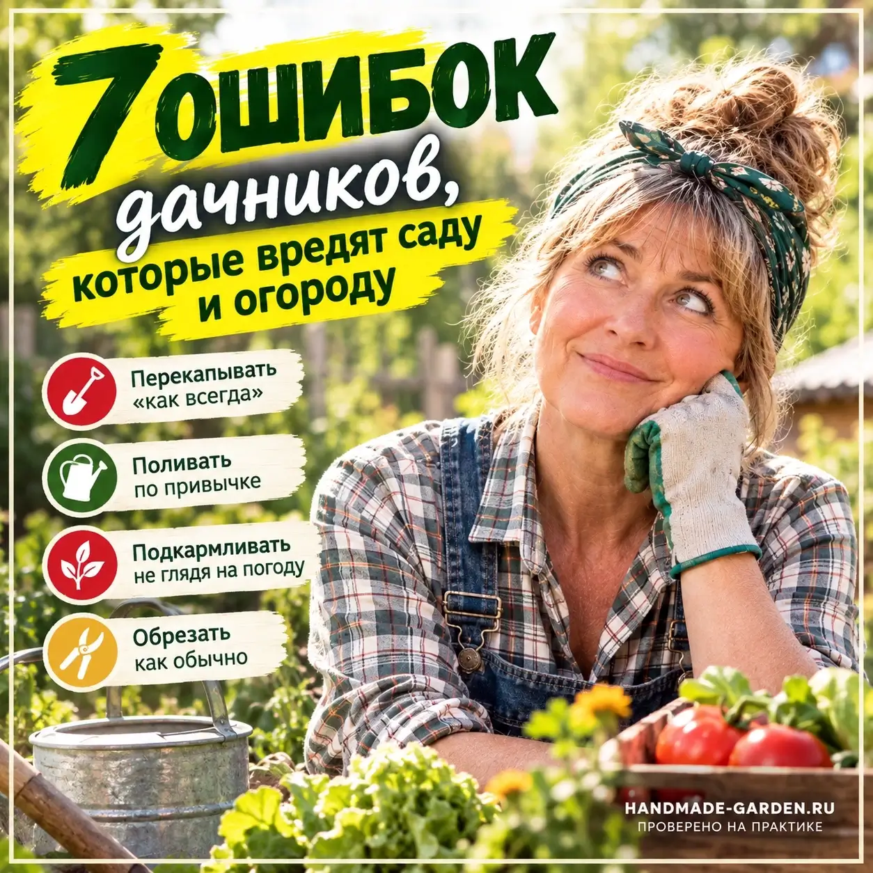 7 ошибок, которые совершают даже опытные дачники просто по привычке