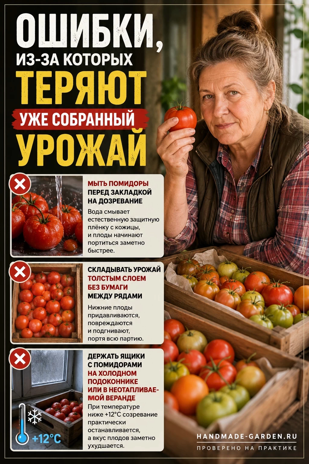 Ошибки, из-за которых теряют уже собранный урожай