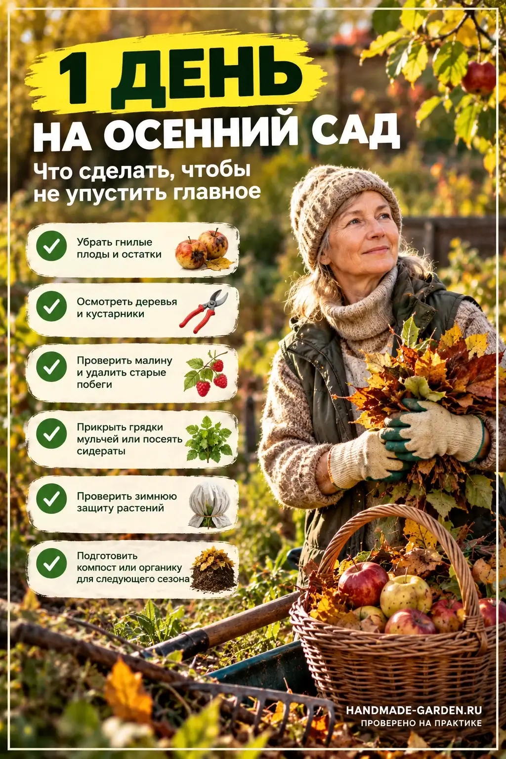 Подготовка сада к зиме
