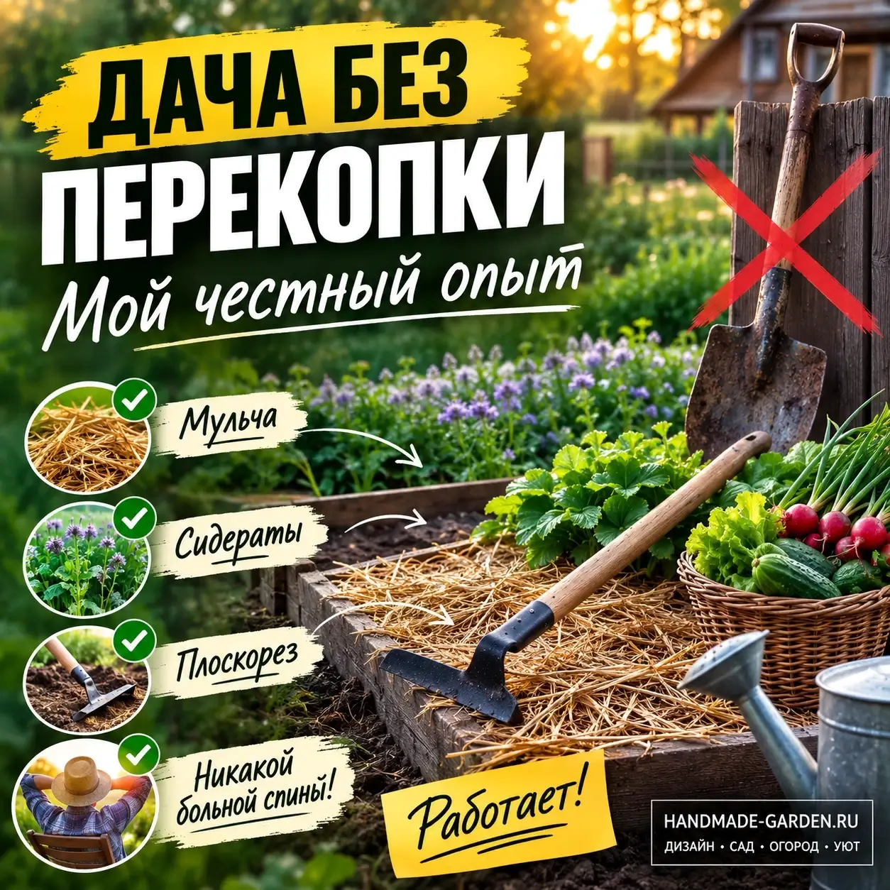 Дача без перекопки