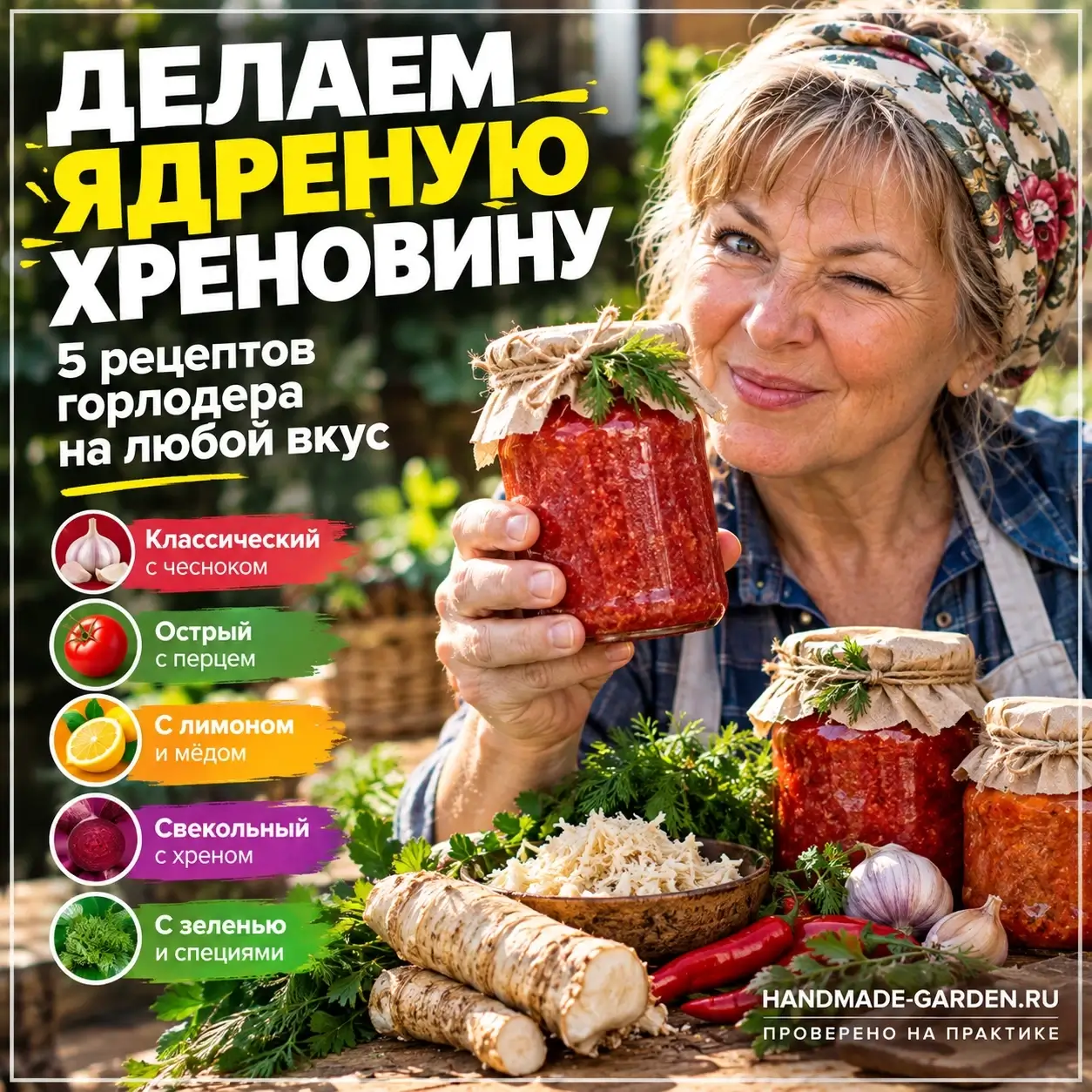 Делаем ядреную хреновину: 5 рецептов горлодера на любой вкус