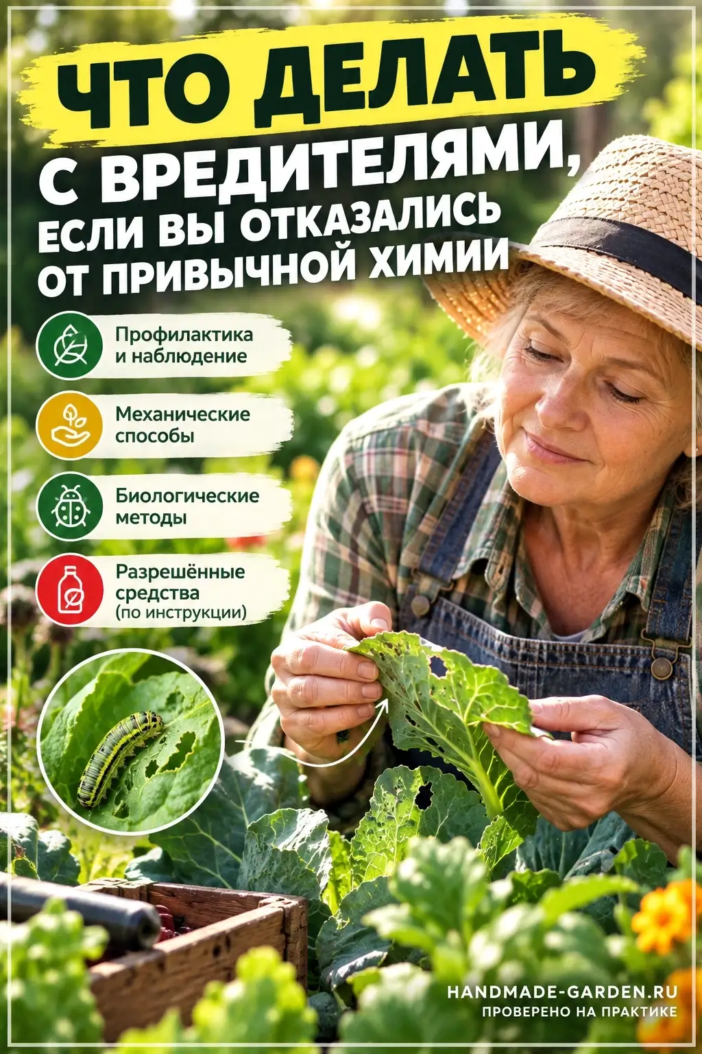 Что делать с вредителями, если вы отказались от привычной химии