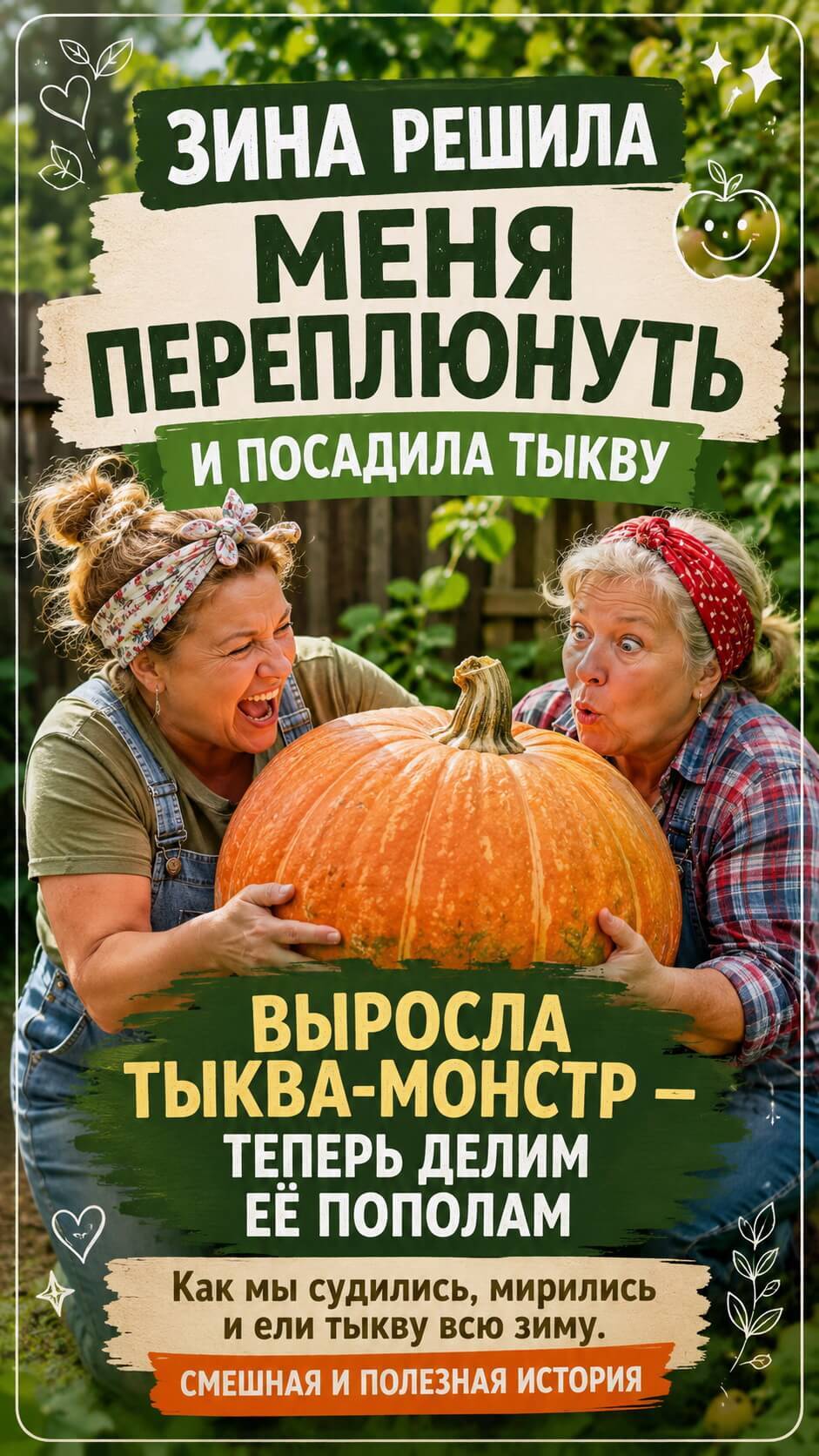 Выросла тыква-монстр