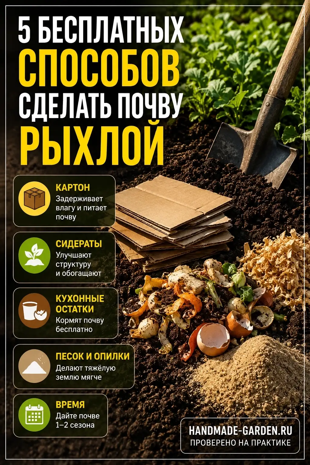 Как сделать почву рыхлой