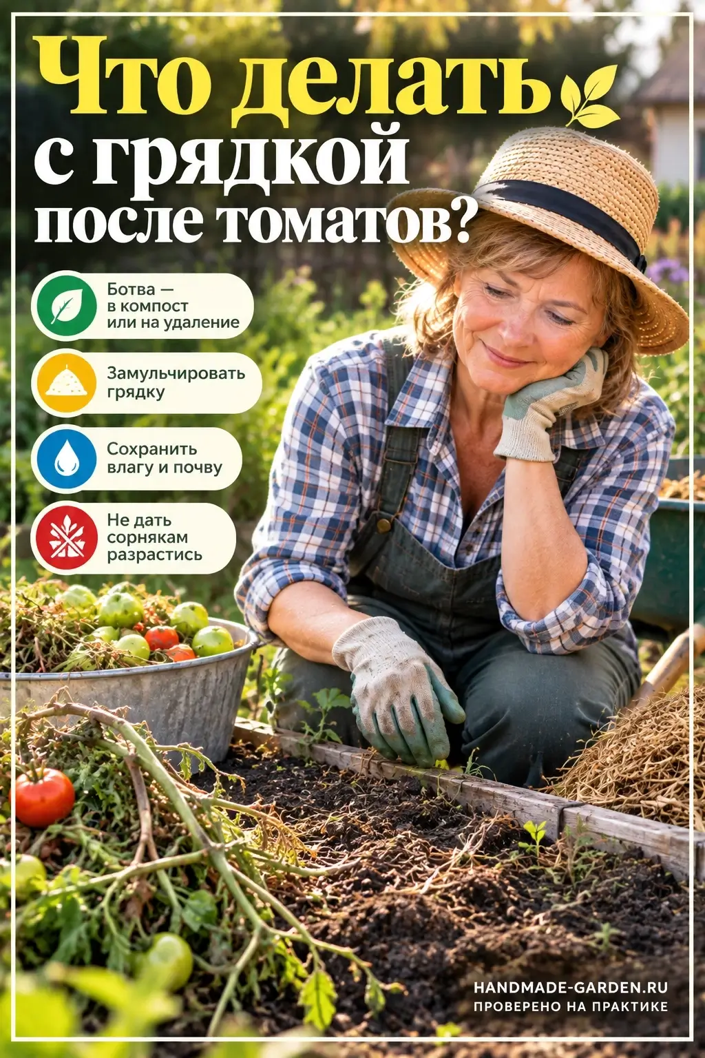 Грядка после томатов