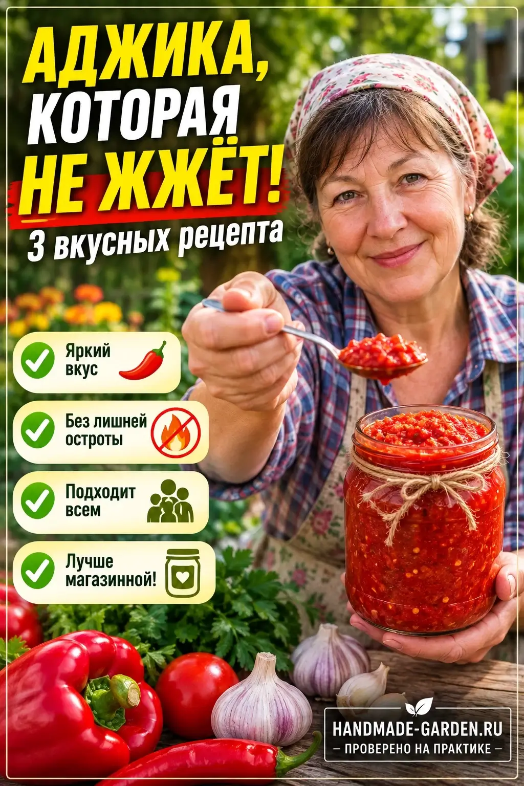 Если острая аджика не для вас