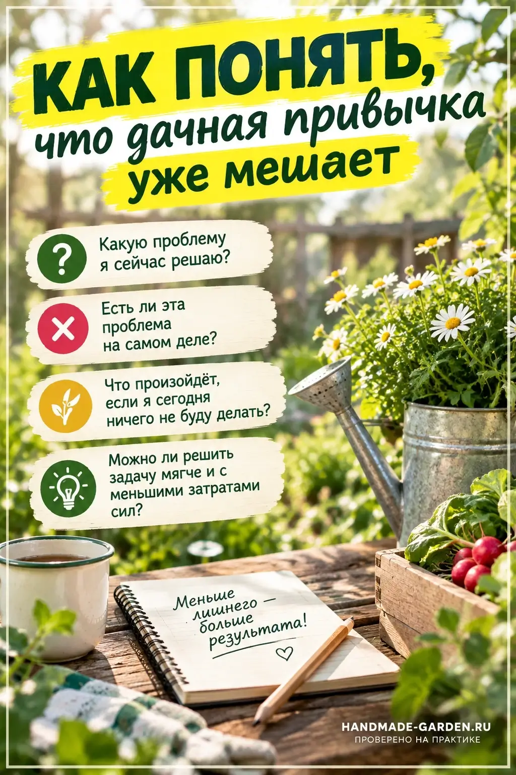 Осенние дачные привычки: что пора менять