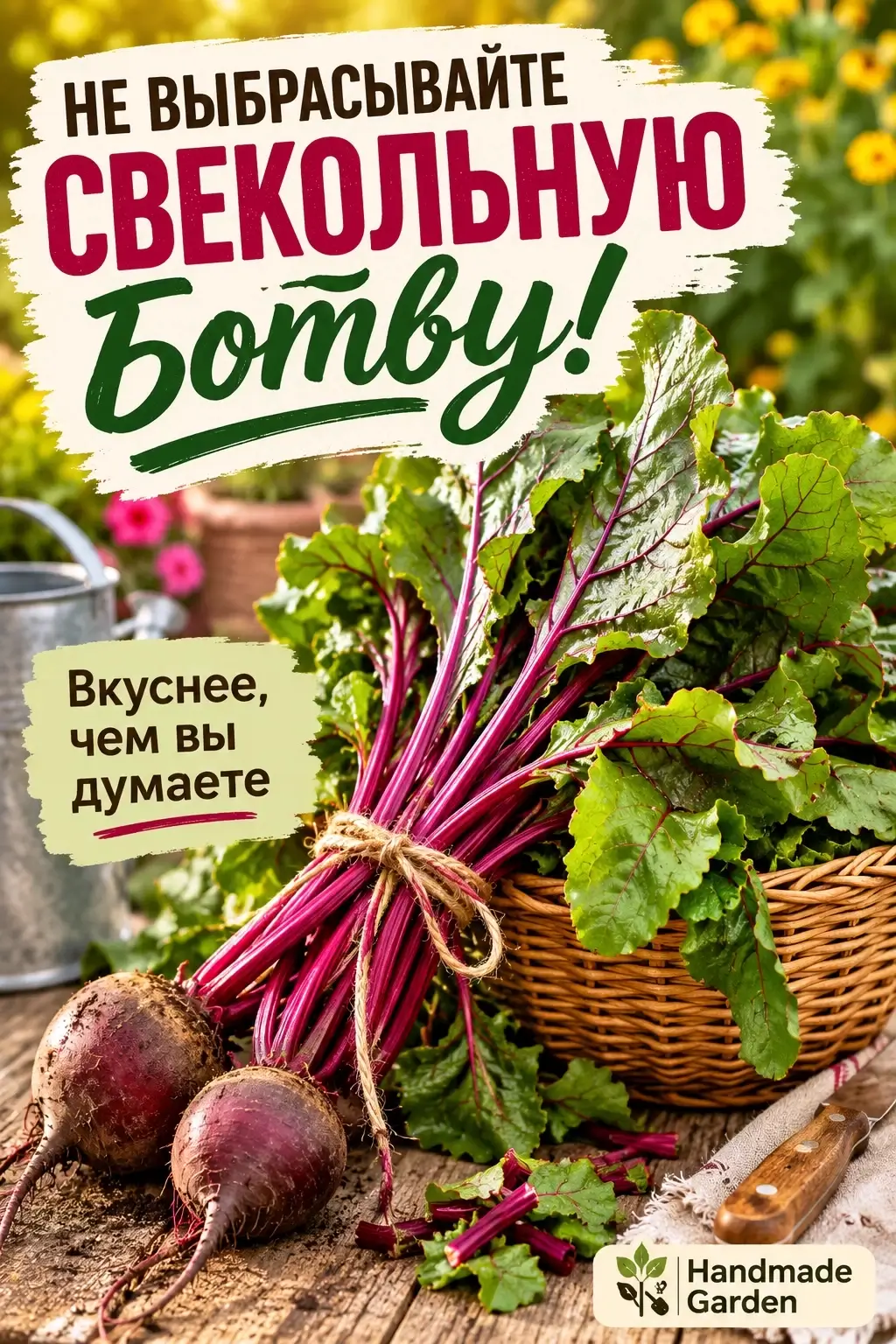 Ботва свеклы впрок