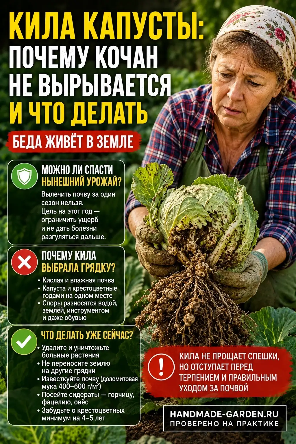 Кила на капусте