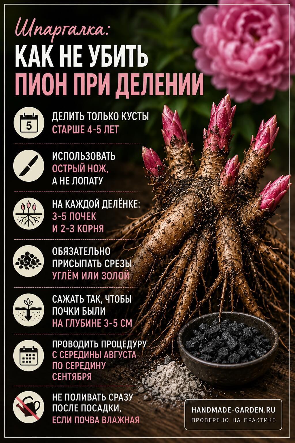 Ошибки при делении пионов