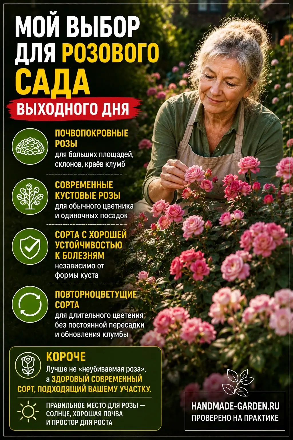 Мой выбор для &laquo;розового сада выходного дня&raquo;