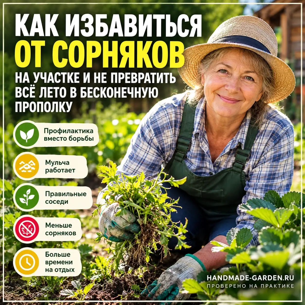 Как избавиться от сорняков на участке и не превратить всё лето в бесконечную прополку
