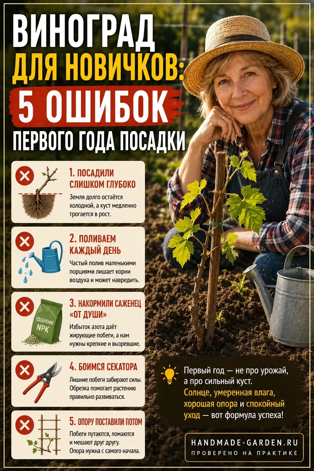 Виноград для новичков