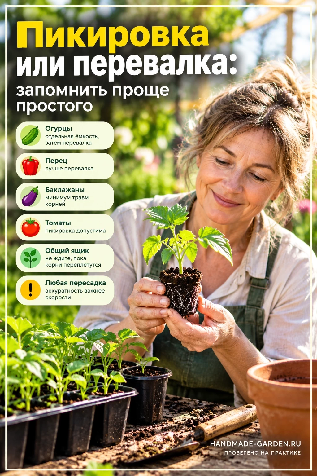 Пикировка и перевалка - в чём разница?