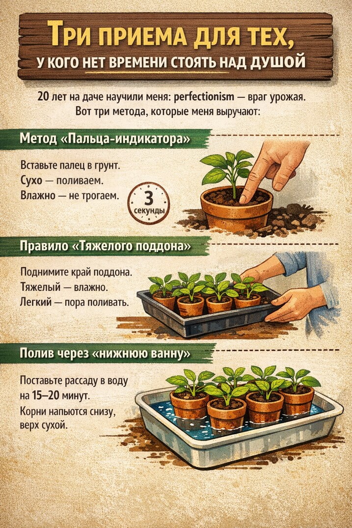 Три приема для тех, у кого нет времени стоять над душой