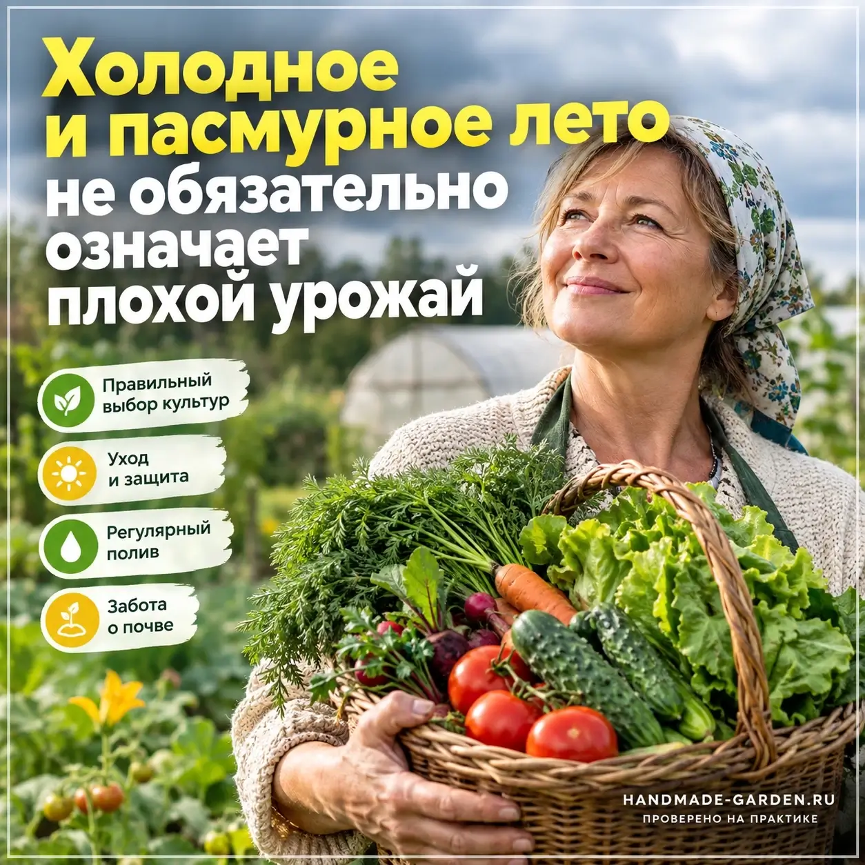 Холодное лето не всегда плохо: какие культуры дают хороший урожай