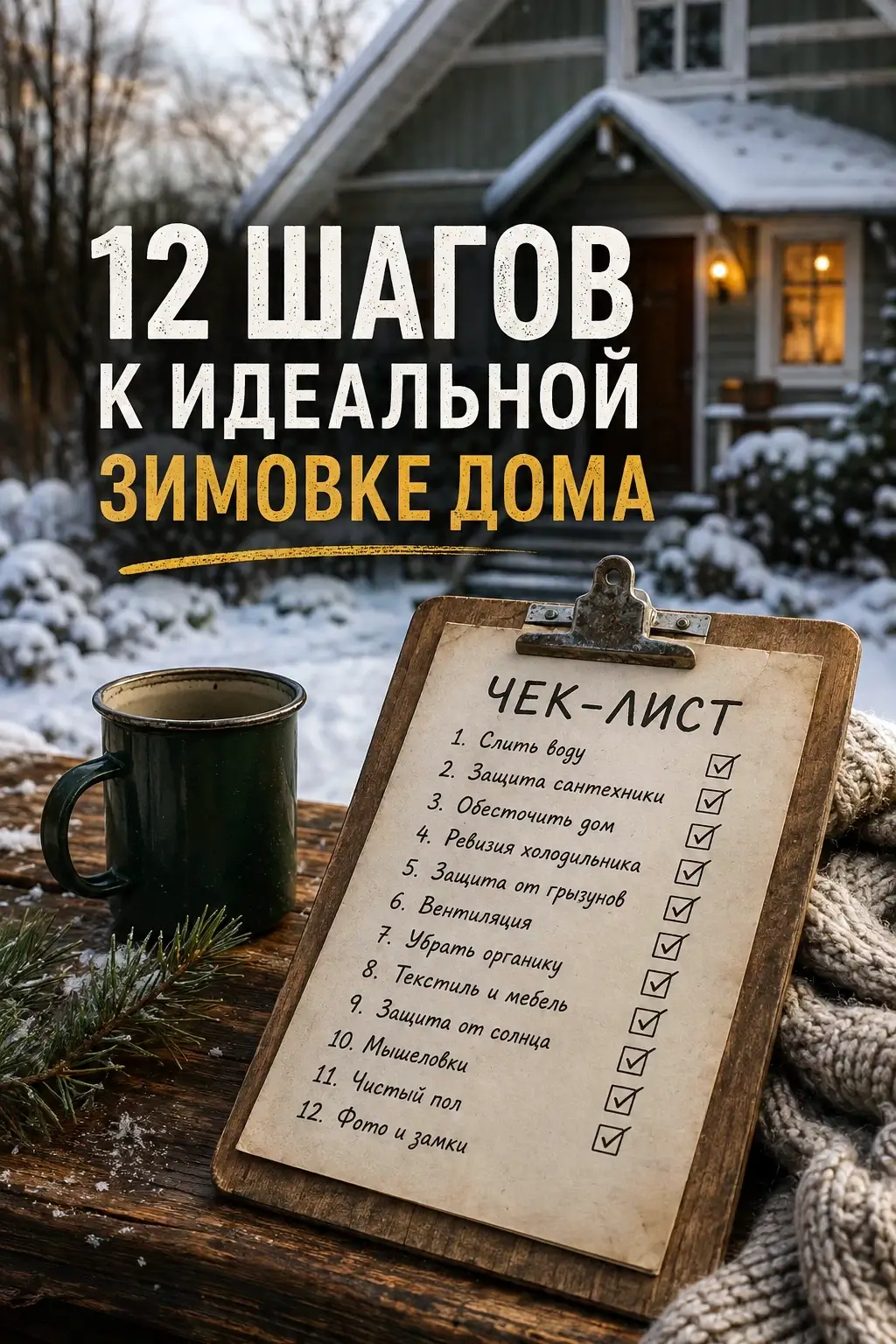 Подготовка дачного дома к зиме