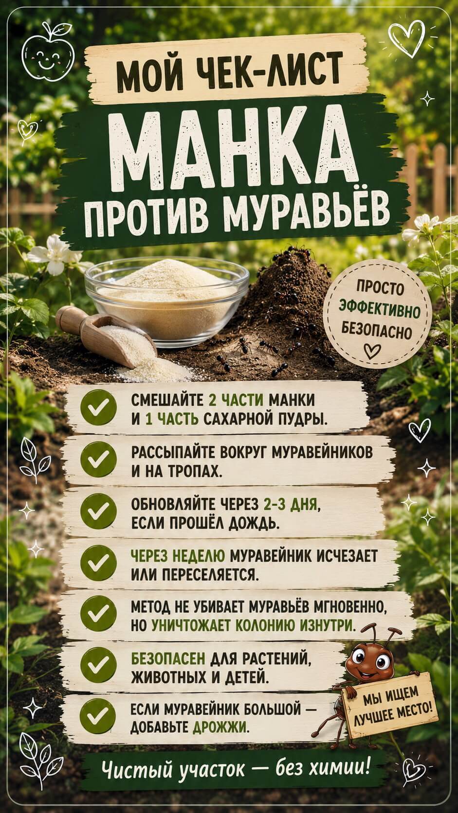 Как я борюсь с муравьями