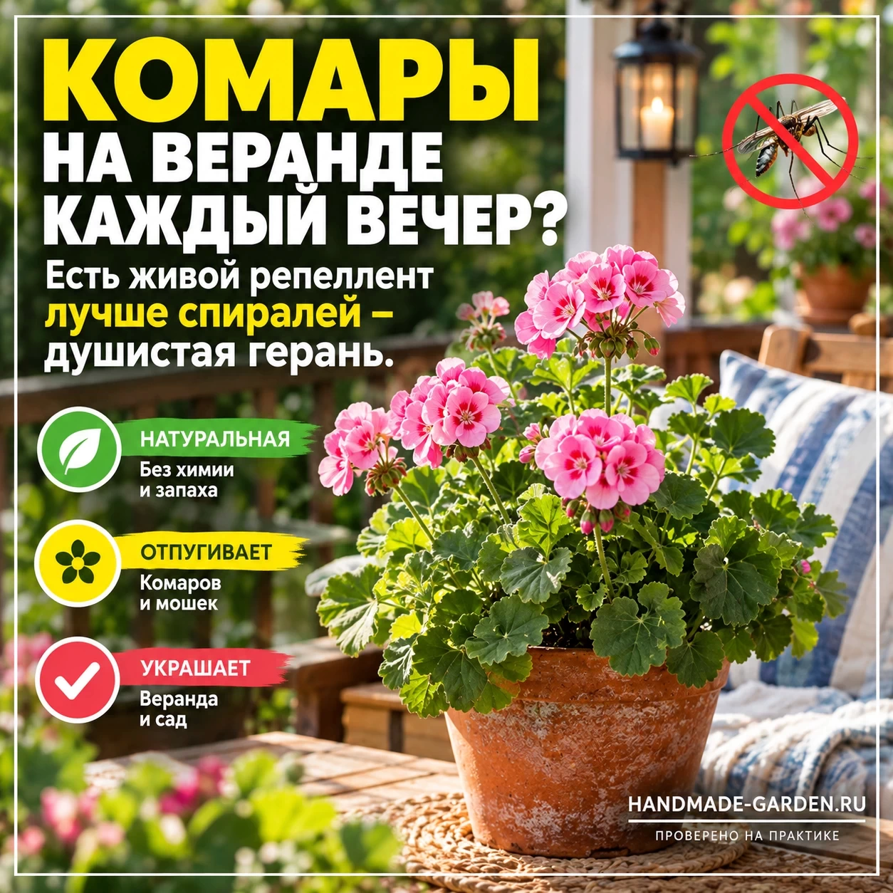Спираль на ветру почти бесполезна? Как обустроить дачную веранду, чтобы комаров стало меньше