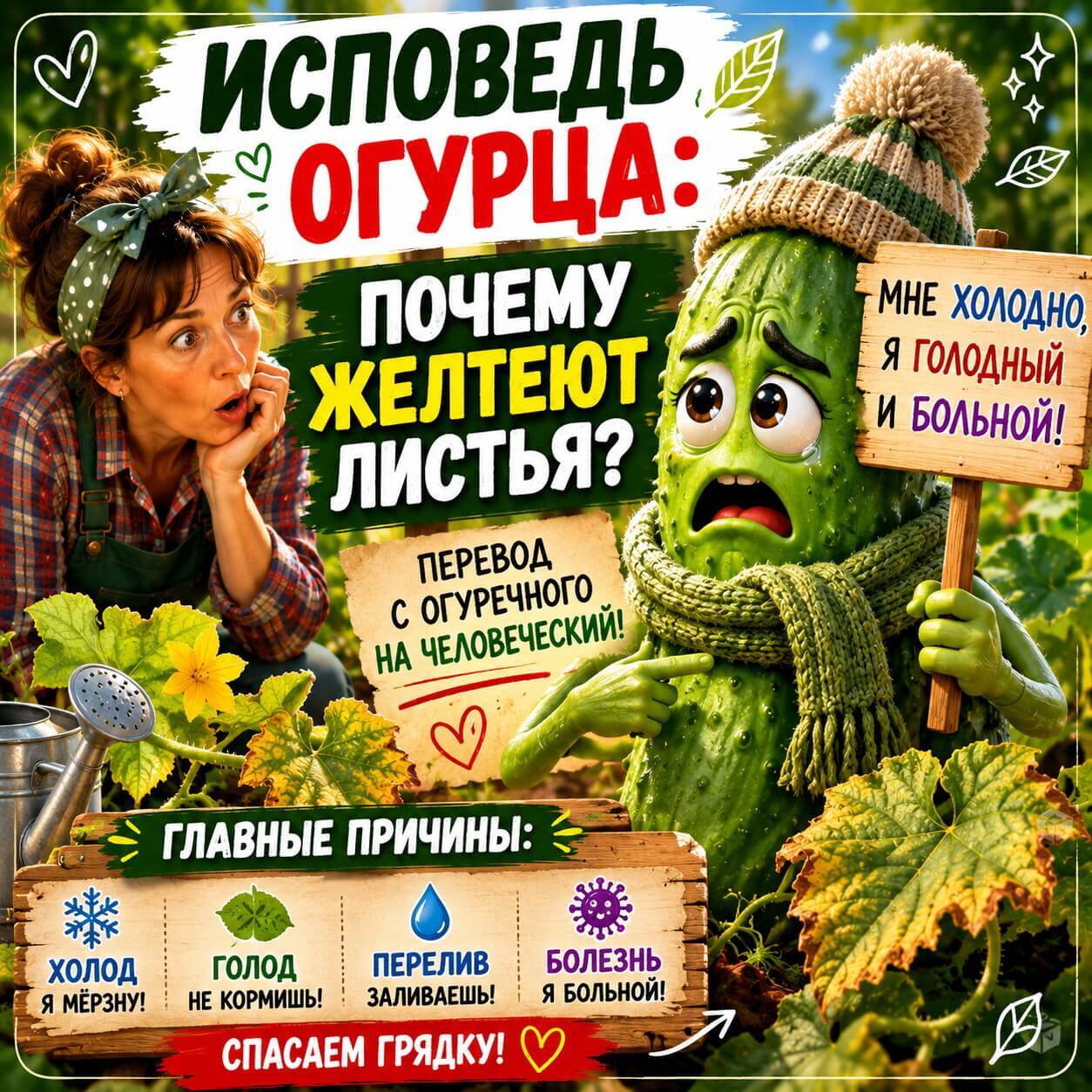 Как я помирилась с огурцами