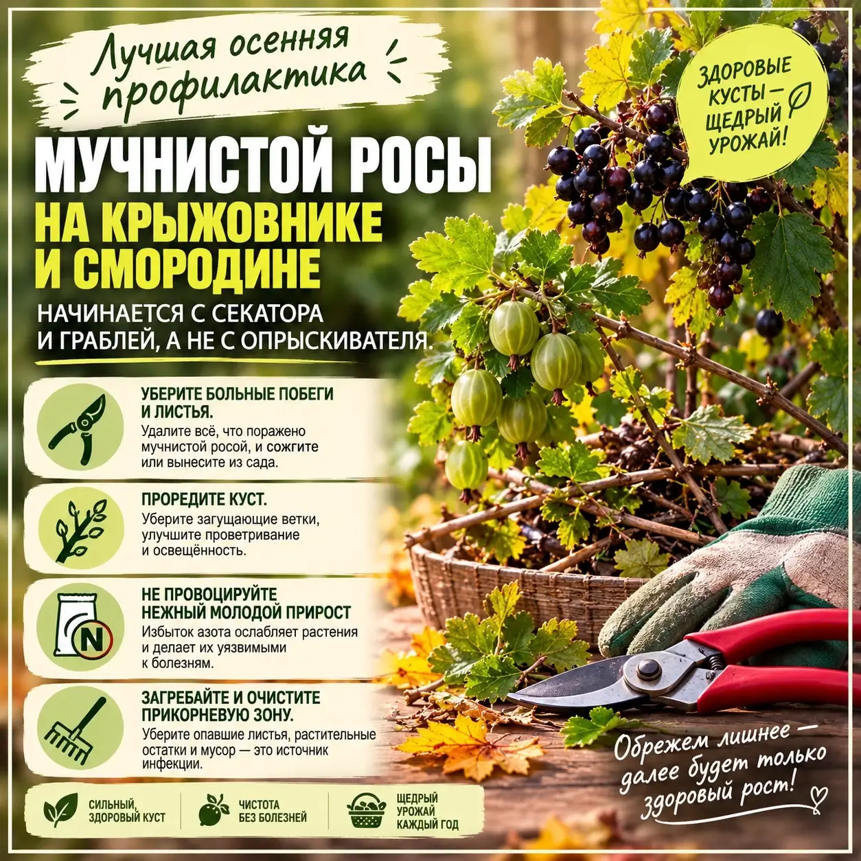 Мучнистая роса осенью