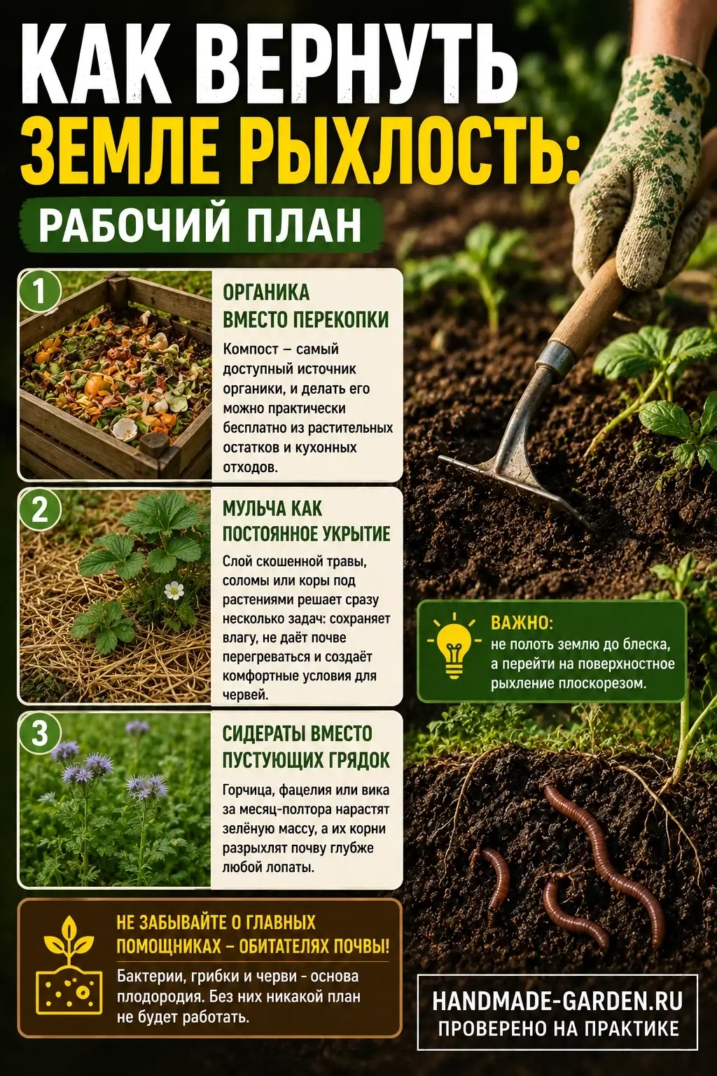 Как вернуть земле рыхлость