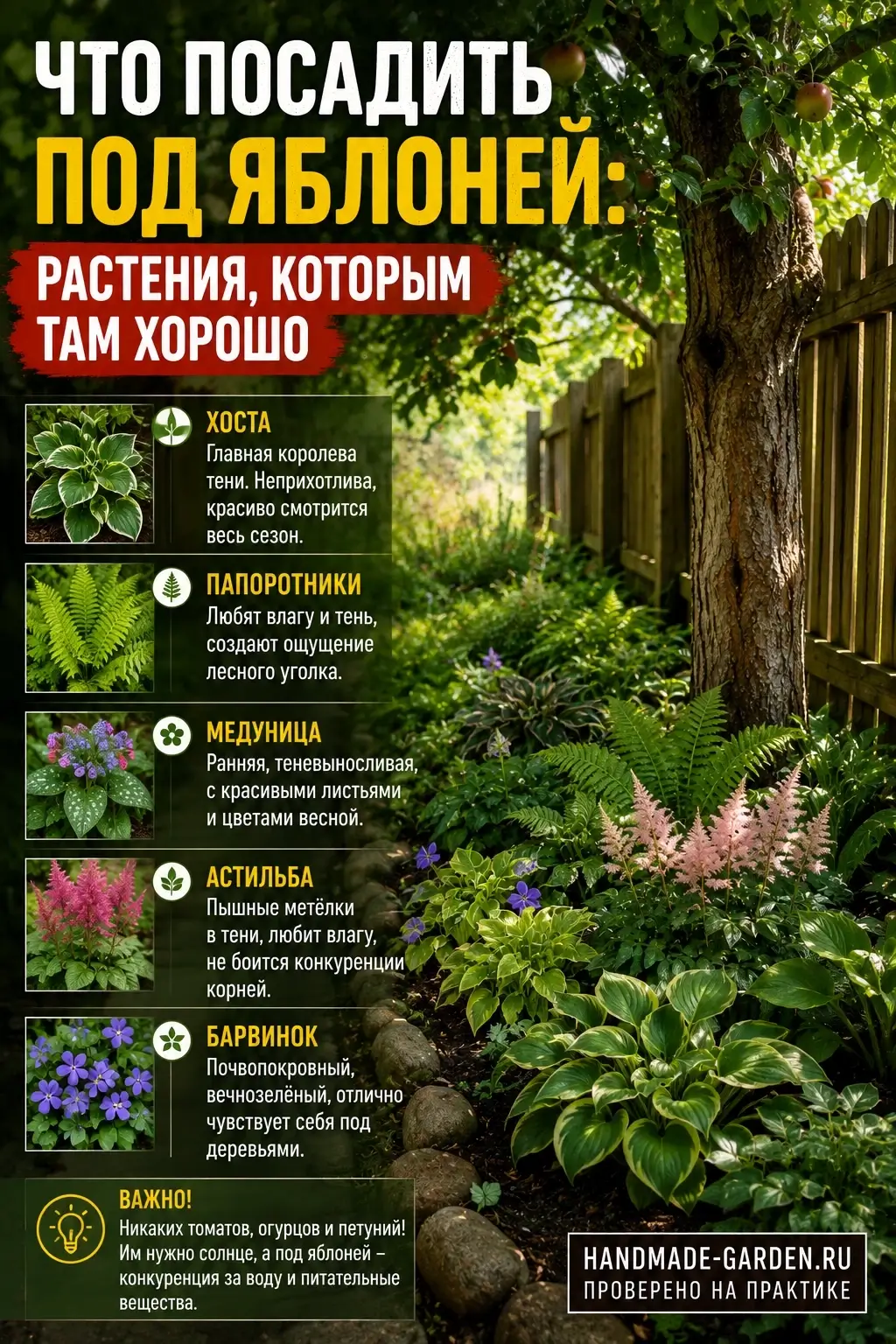 Сажаем под старым деревом