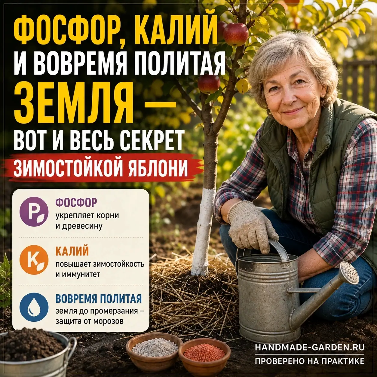 Осенняя подкормка плодовых