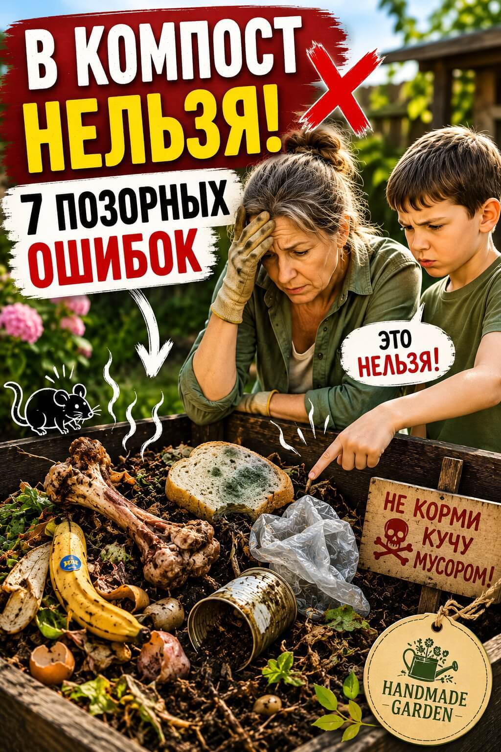Что категорически нельзя в компост