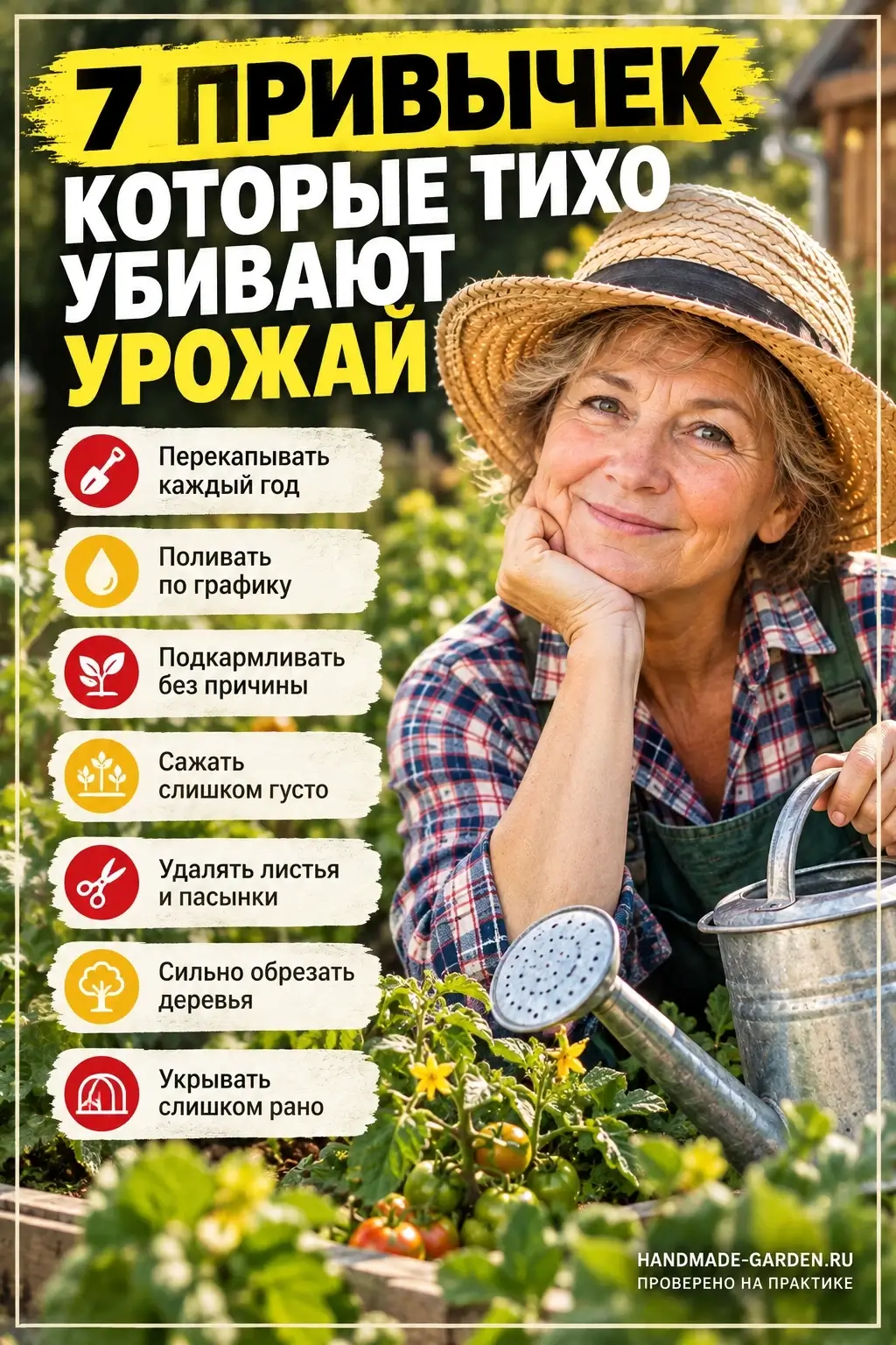 Семь дачных привычек, которые тихо вредят саду