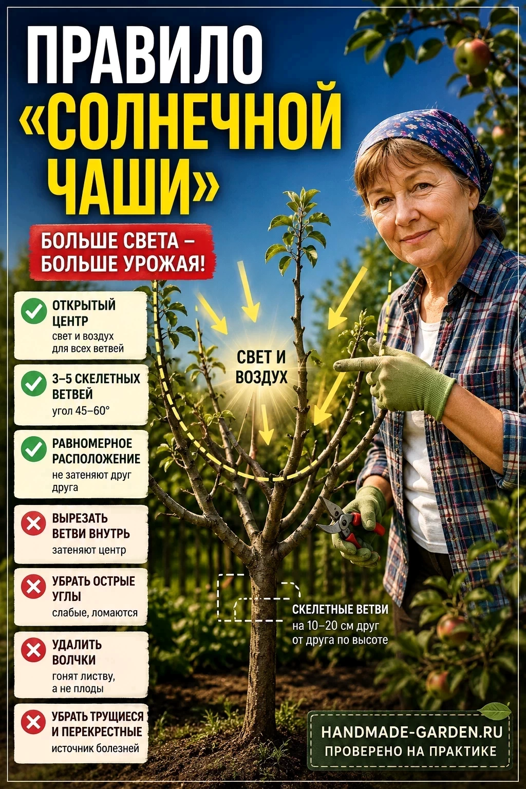 Как выглядит правильная крона