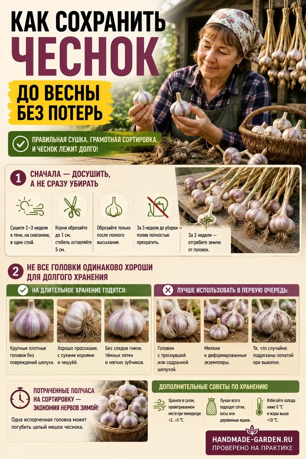 Самая частая ошибка при обильном урожае — спешка