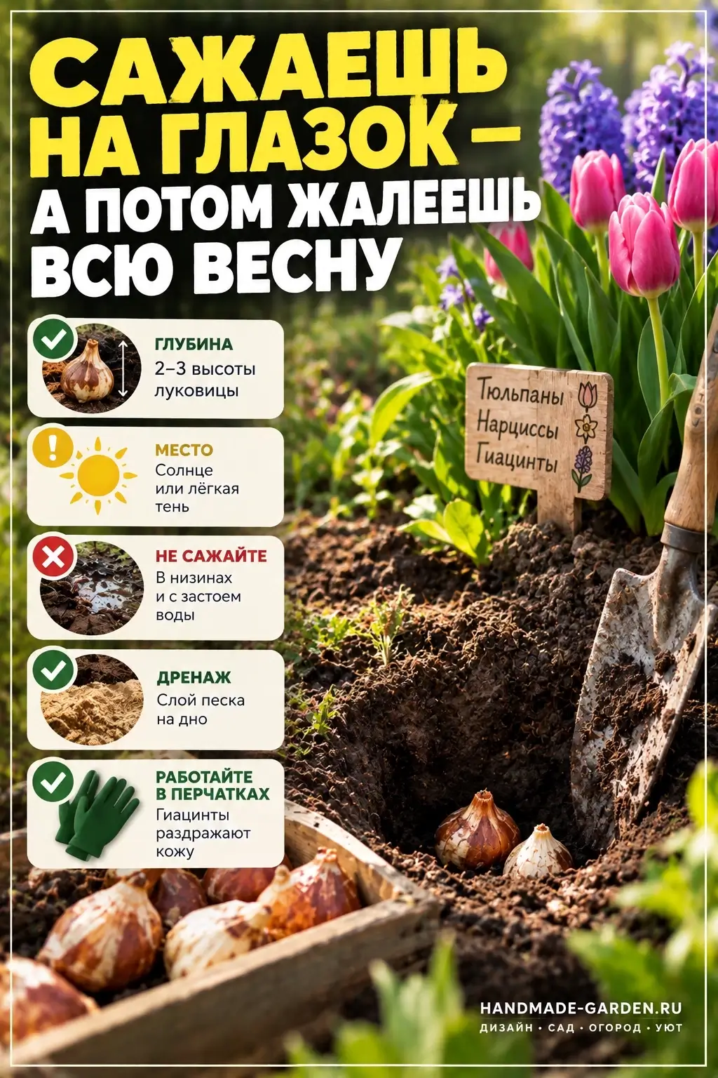 Осенняя посадка луковичных