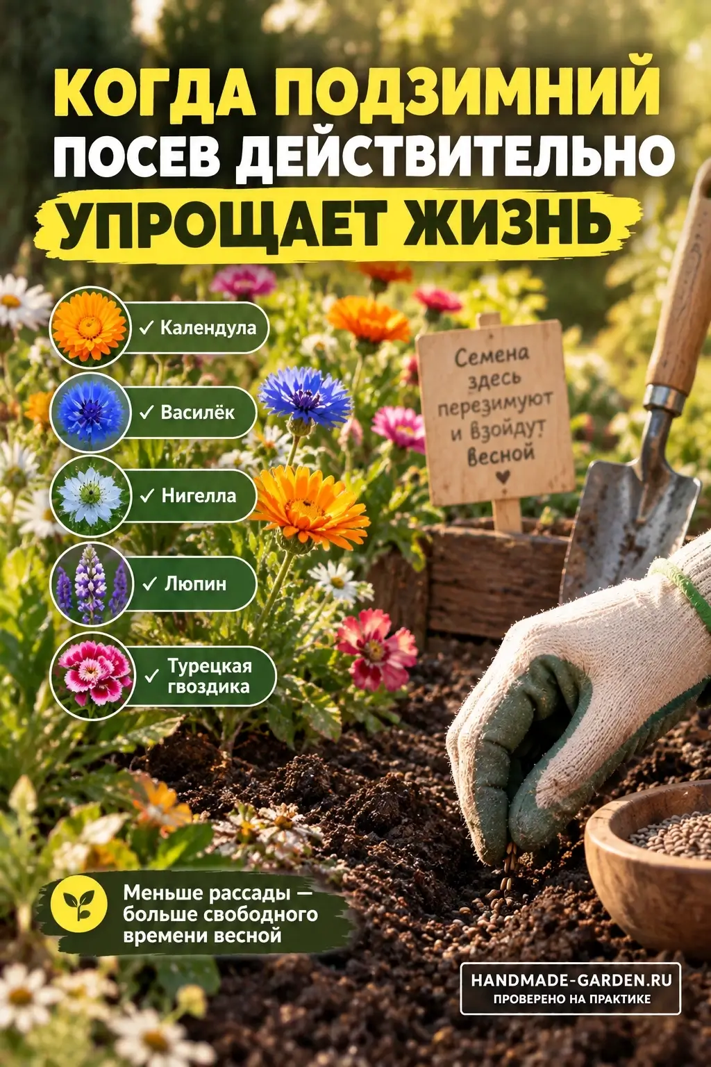 Что под зиму лучше сеять