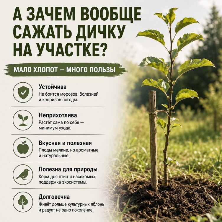 Яблоня дичка