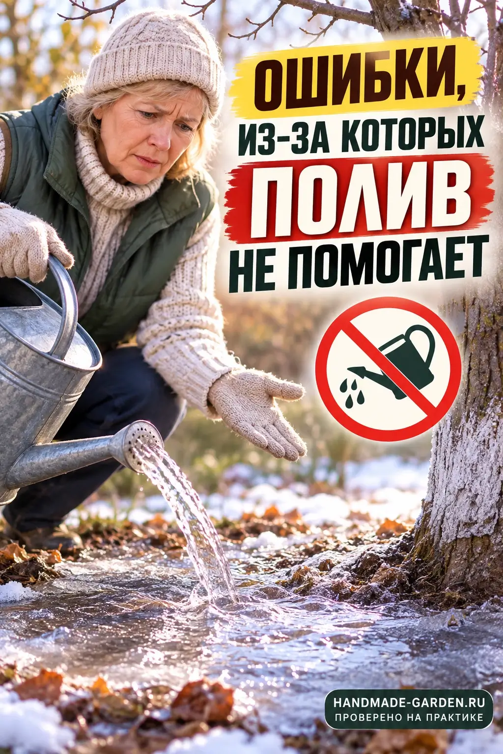 Ошибки полива