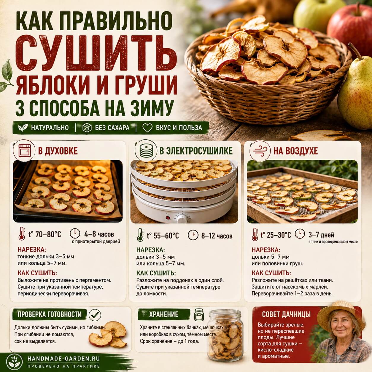 Сушка фруктов