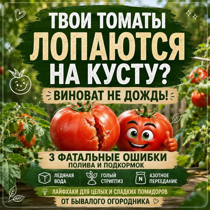 томаты лопаются на кусте
