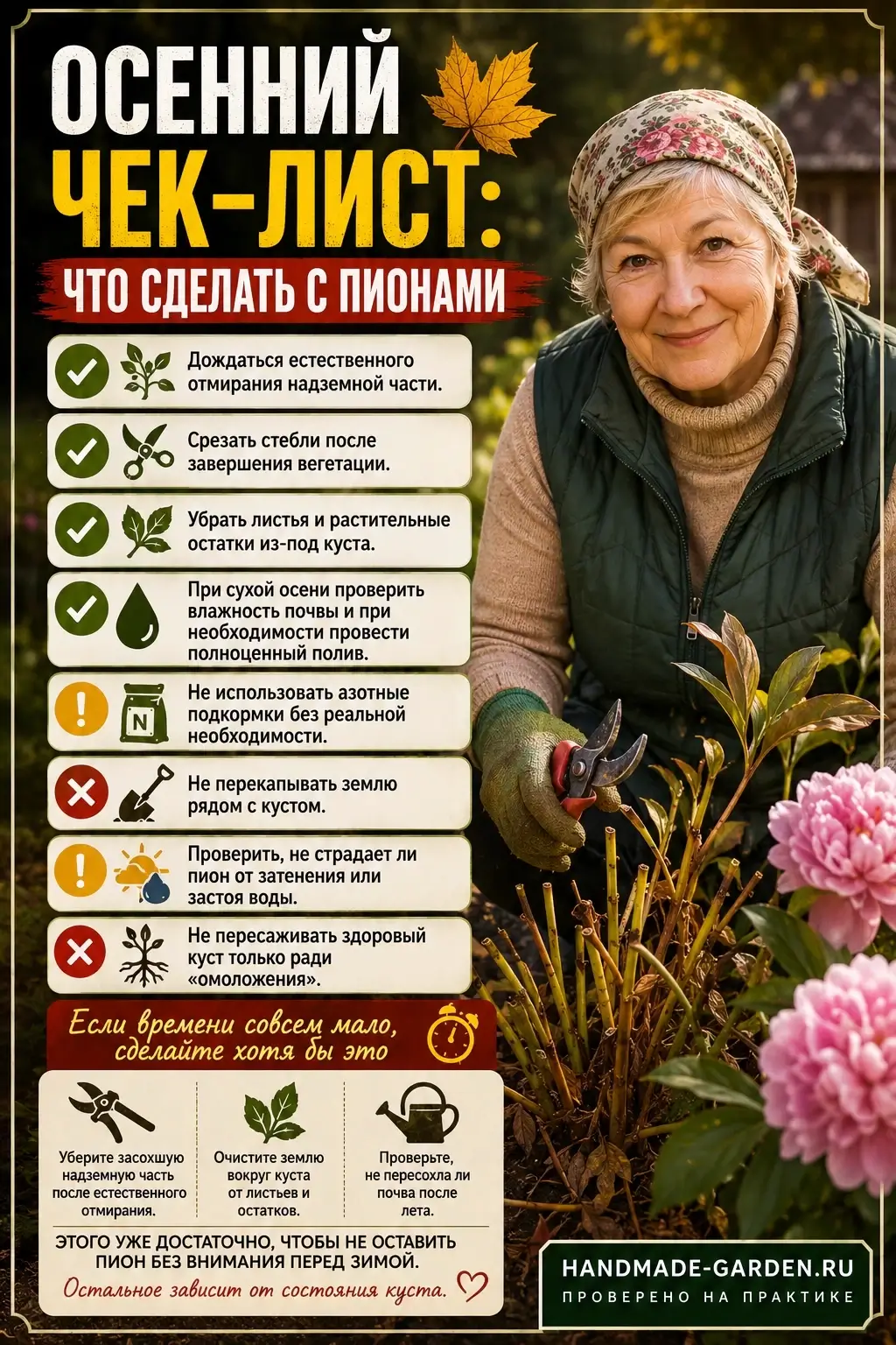 Пять осенних ошибок, из-за которых пиону становится хуже