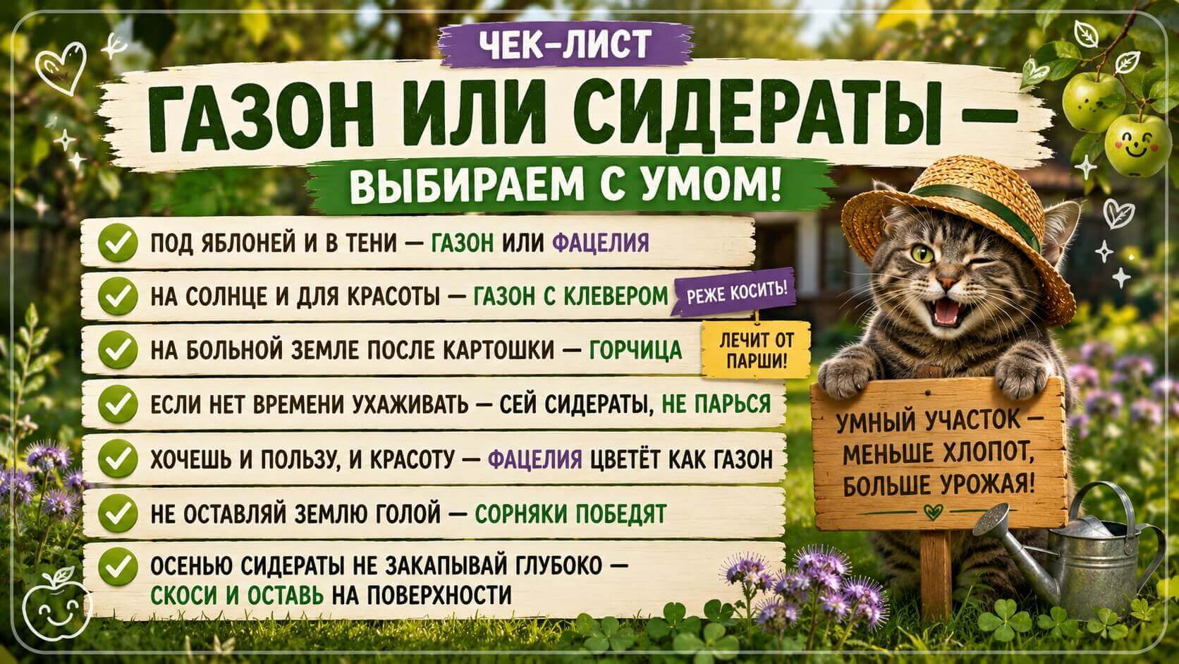 Не знаешь, что делать с голой землёй в саду? Газон не для всех
