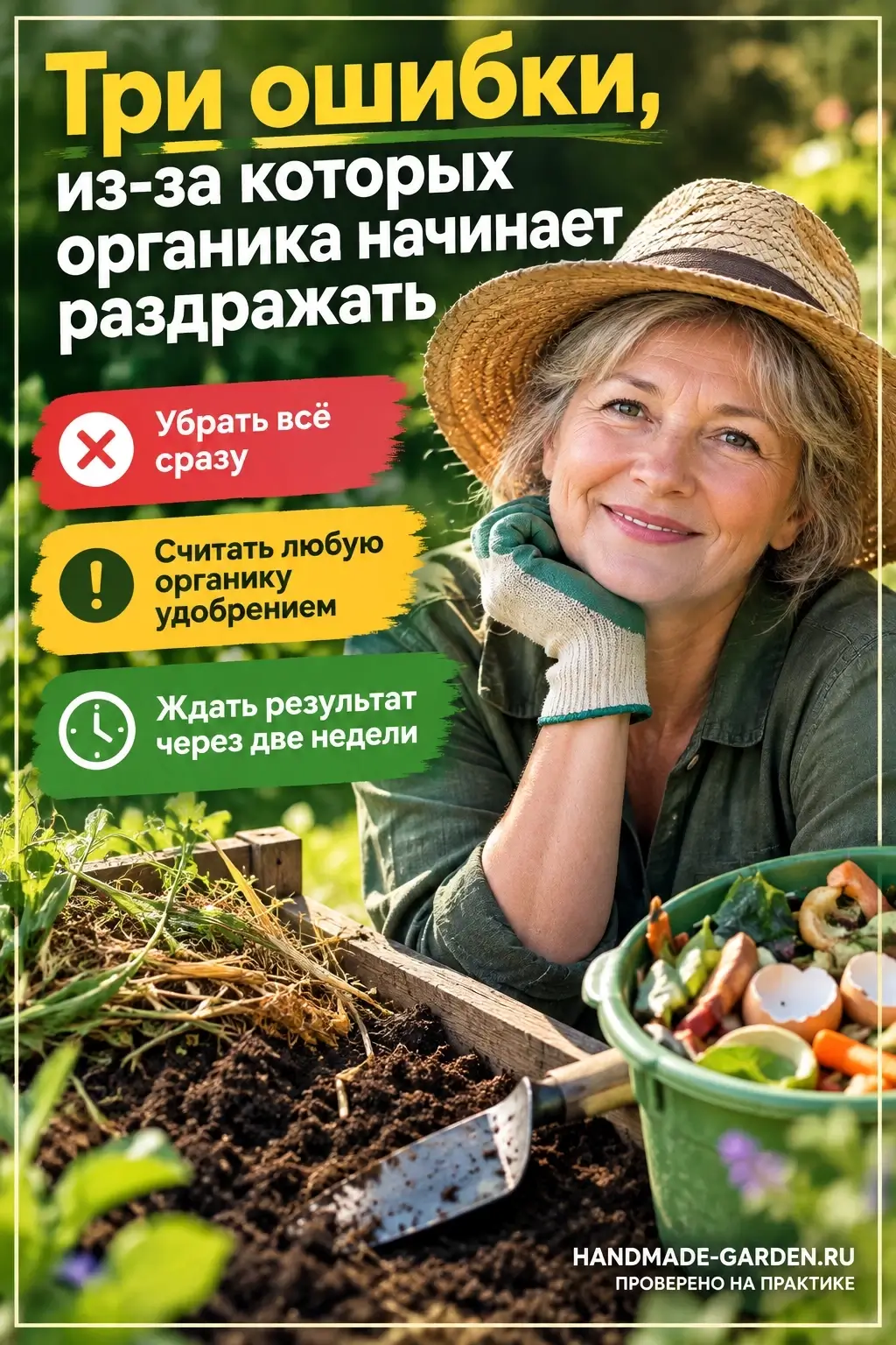 Три ошибки, из-за которых органика начинает раздражать