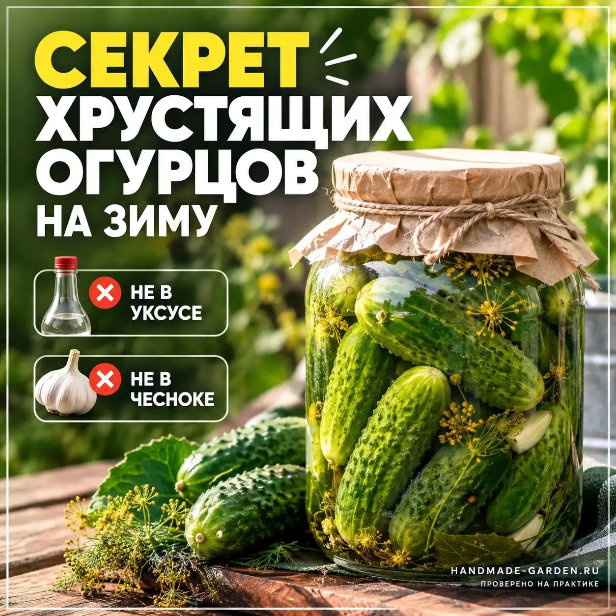 Хрустящие огурцы на зиму: одна деталь, из-за которой они становятся мягкими