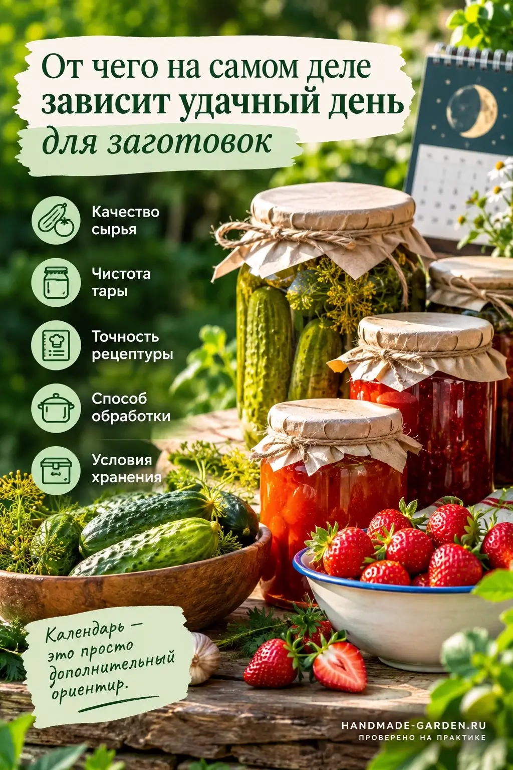 От чего зависит удачный день для заготовок