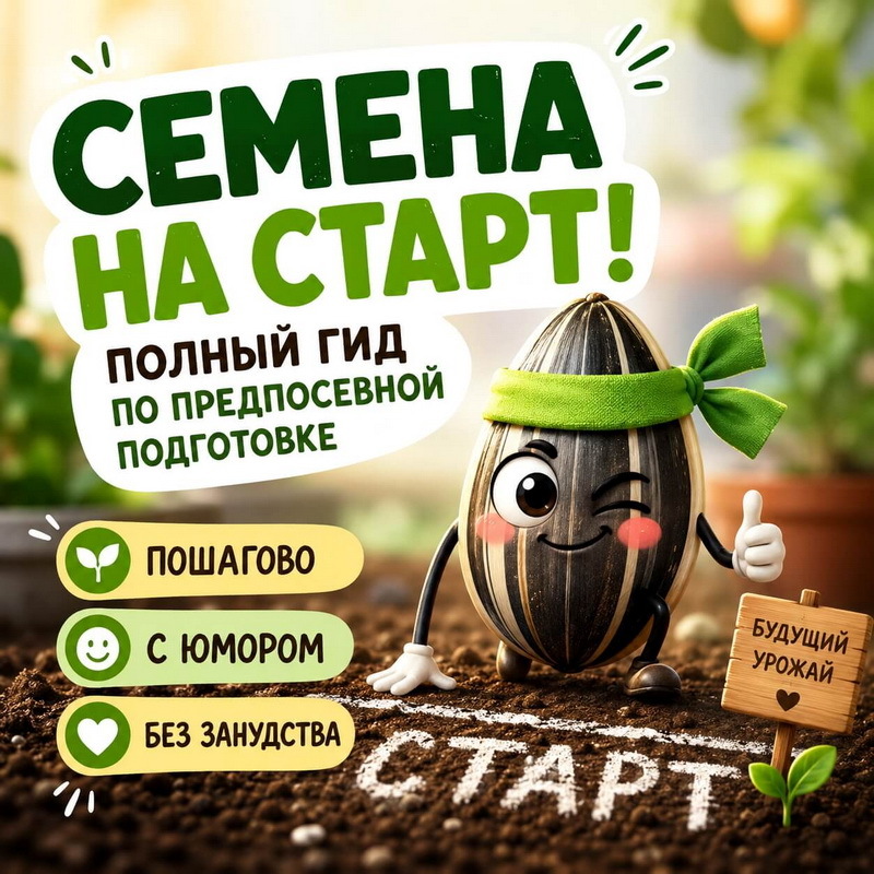 Как я готовлю семена к посеву: замачивание, барботирование и немного магии