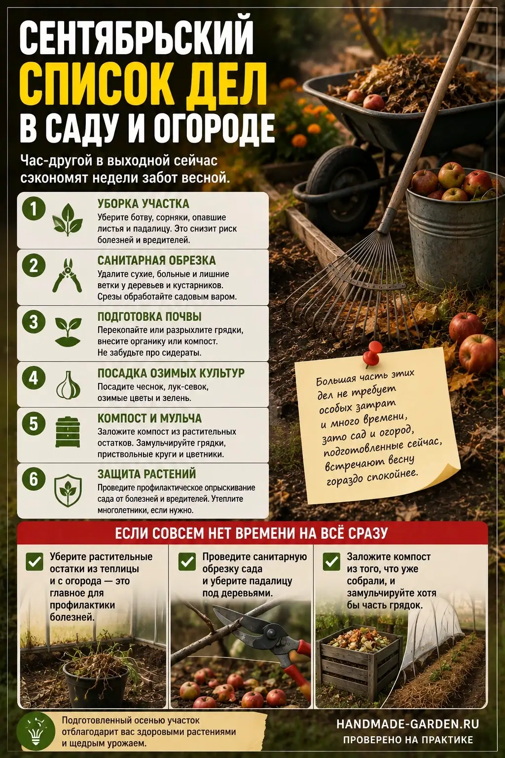 Ошибки перед закрытием дачи