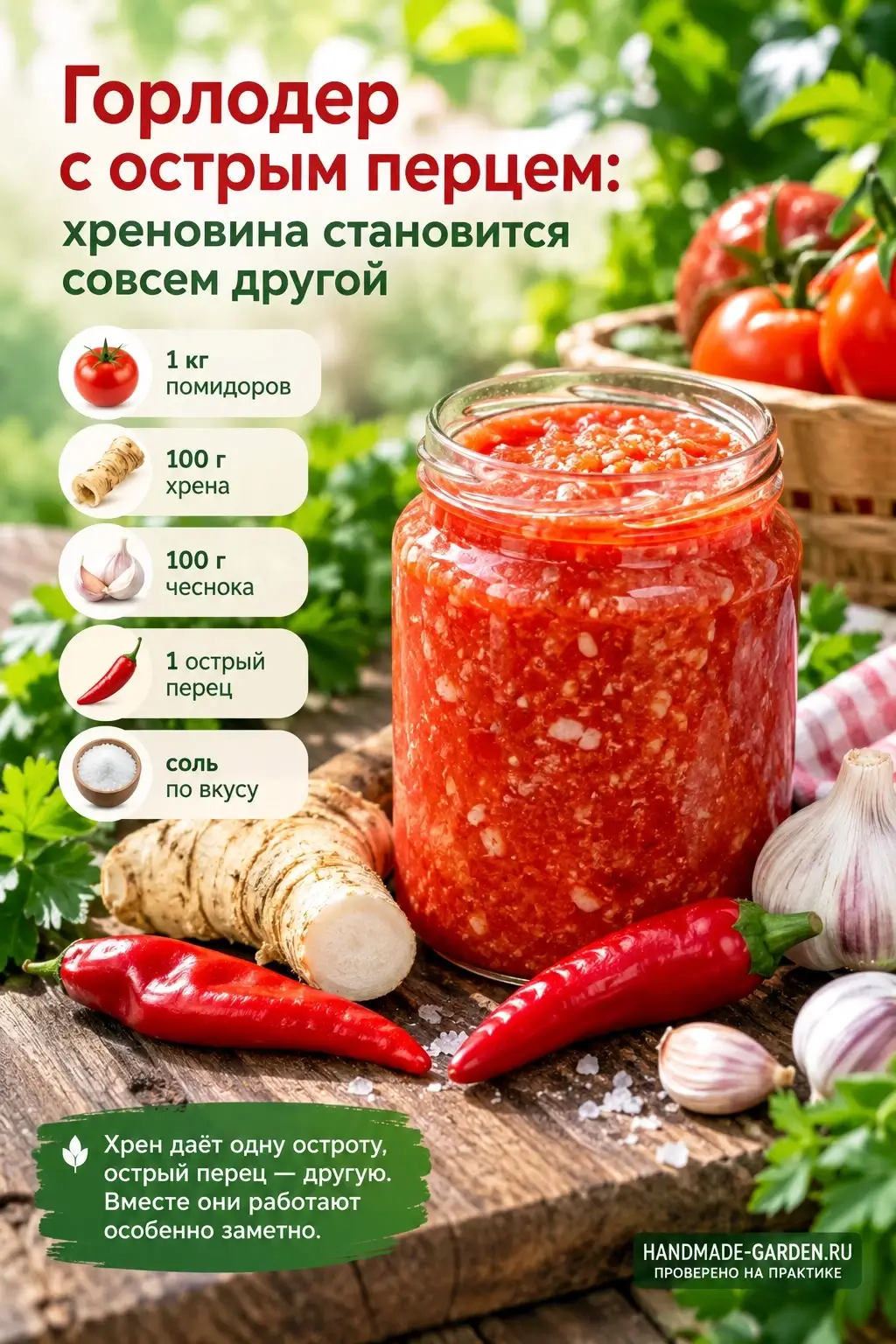 Горлодер с острым перцем