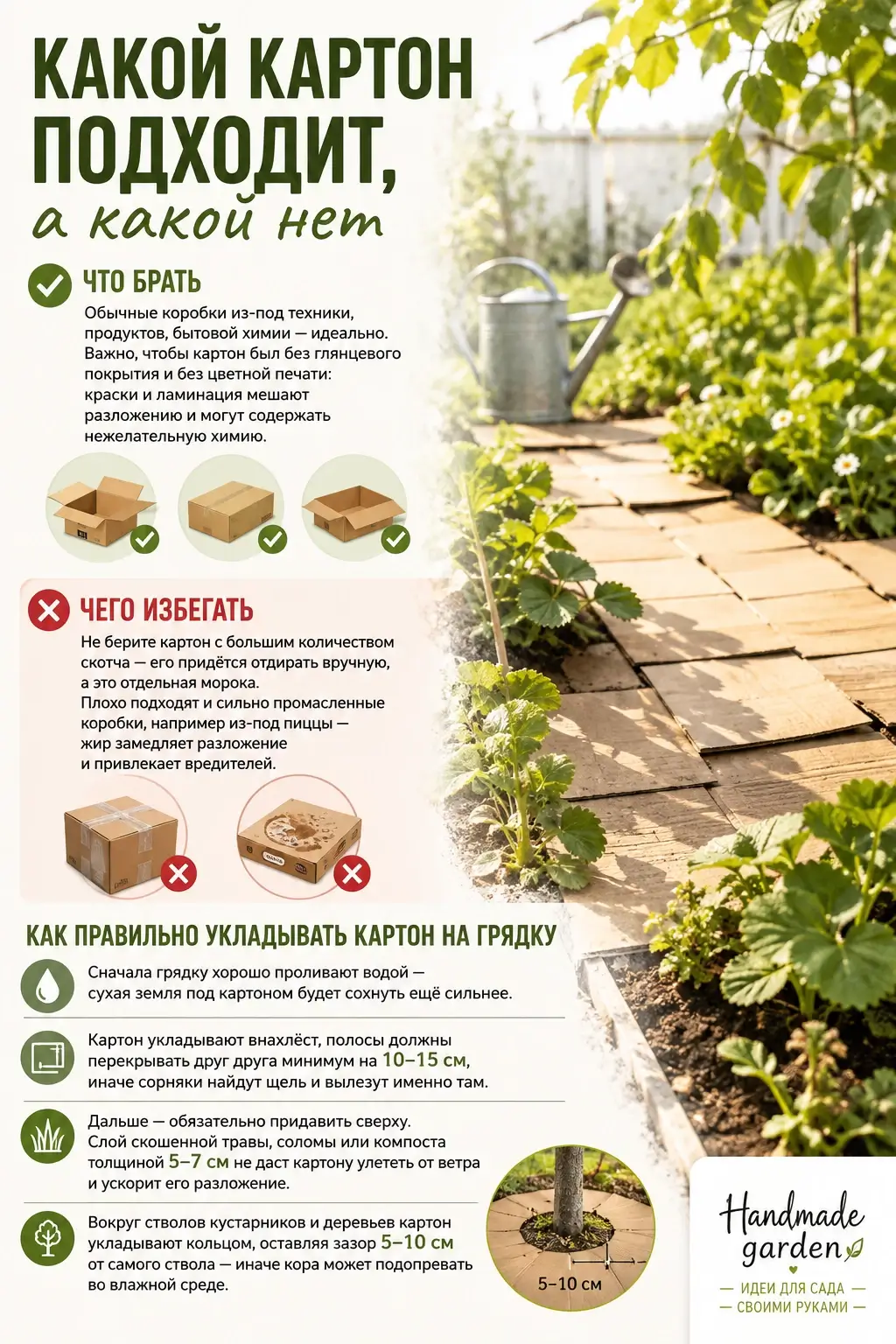 Какой картон подходит