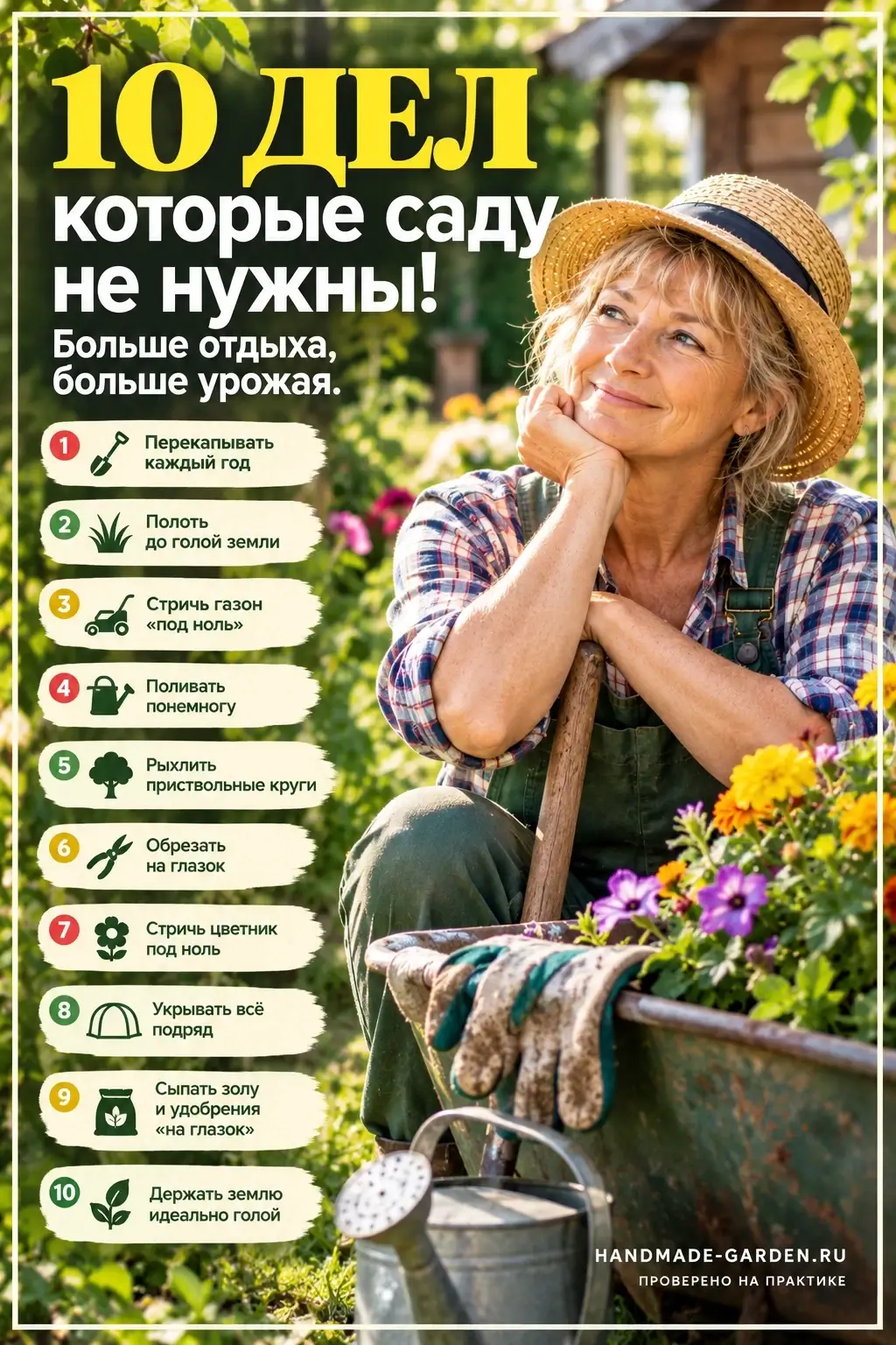 10 дачных привычек, которые можно перестать делать