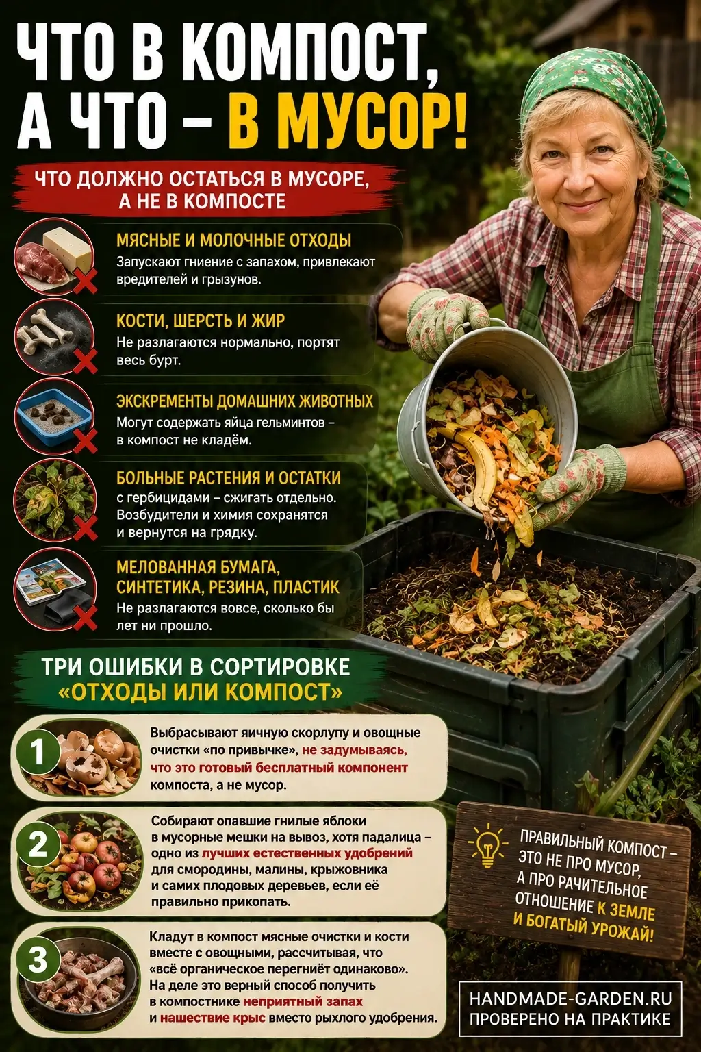 Что можно компостировать