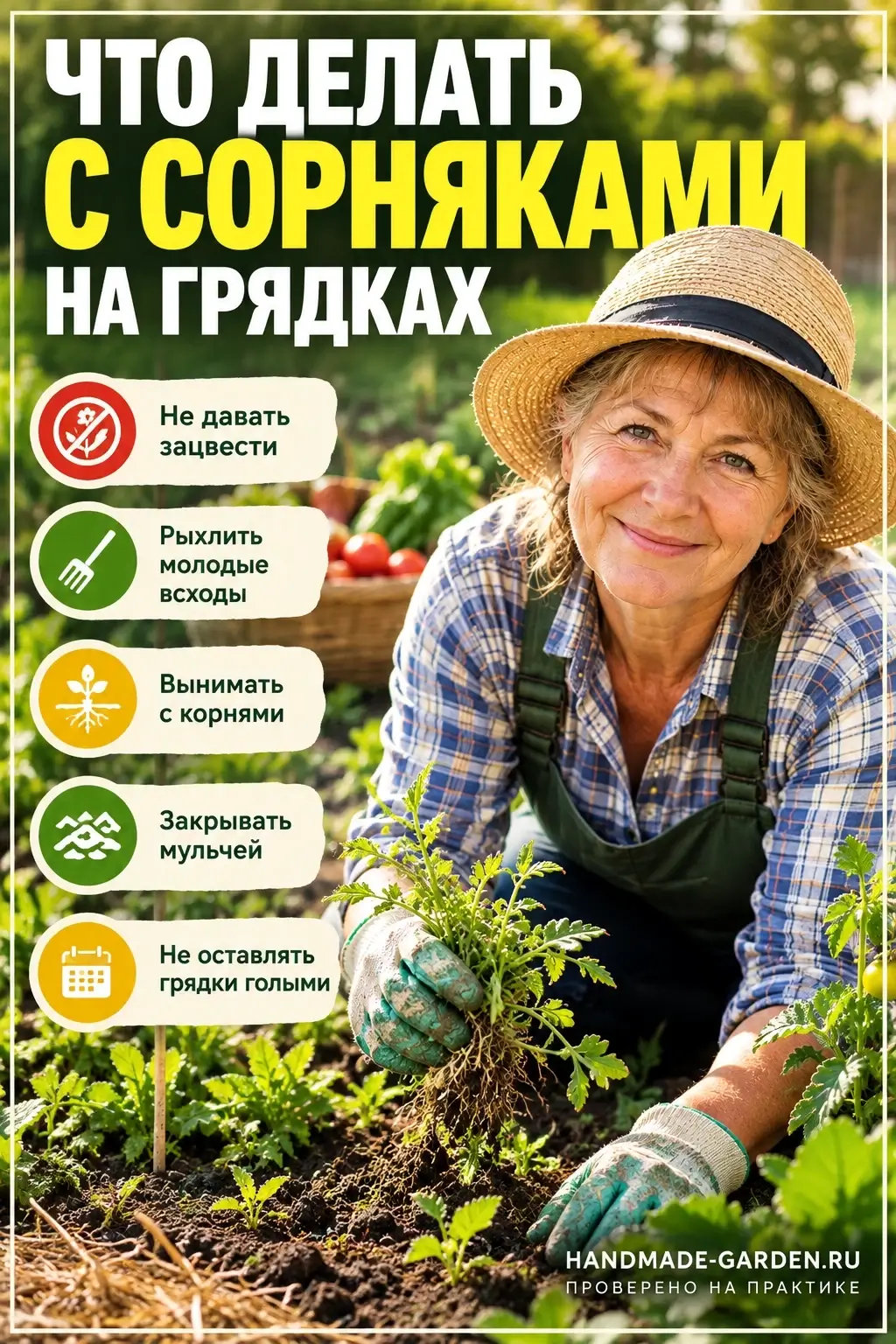 Что делать с сорняками на грядках